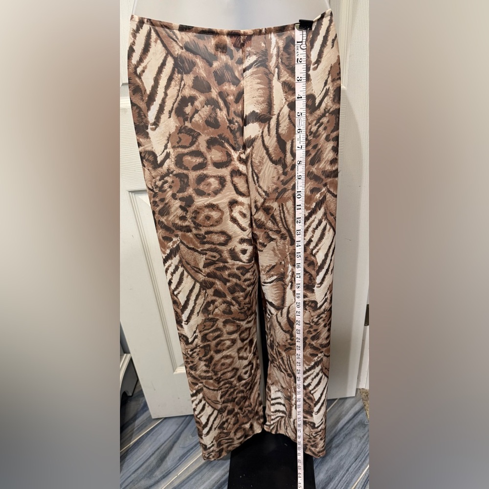 Victoria's Secret Brown and Tan Animal Print Pajama Pants - Picture 4 of 6